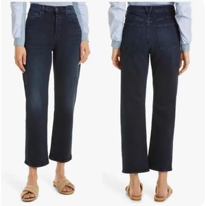 Veronica Beard • Blake Classic Straight High Rosie’s Denim Jeans in Dark River